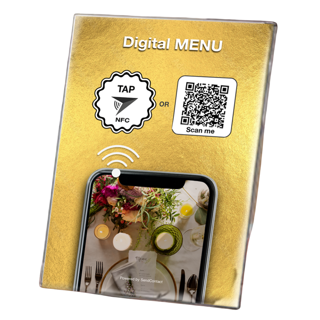 4x6 Digital Menu with Custom Printing
