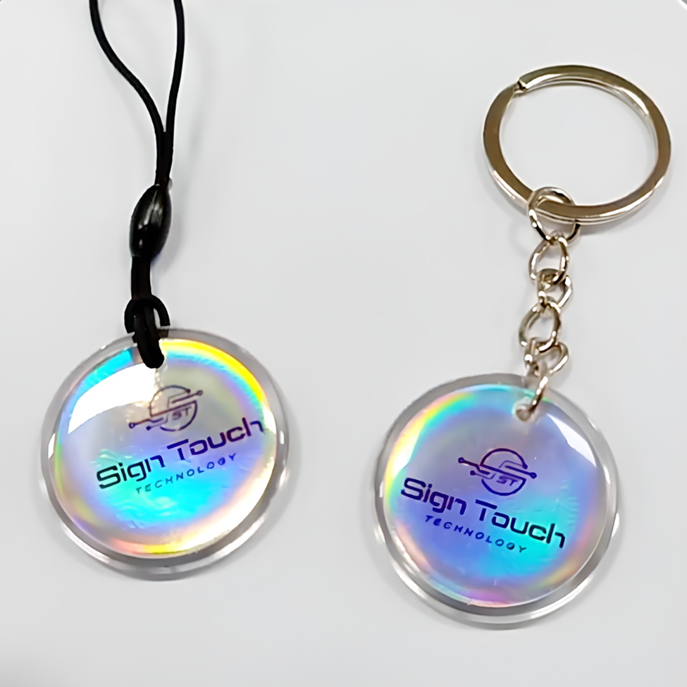 NFC Acrylic Keychain / Lanyard Tag – Tap-to-Play