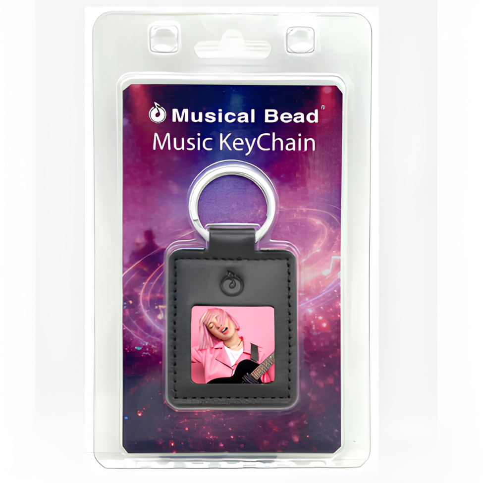 Leather Keychain – Tap-to-Play