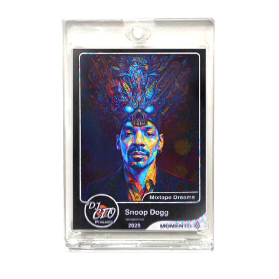 Holographic Trading Card with Luxury Collector Display